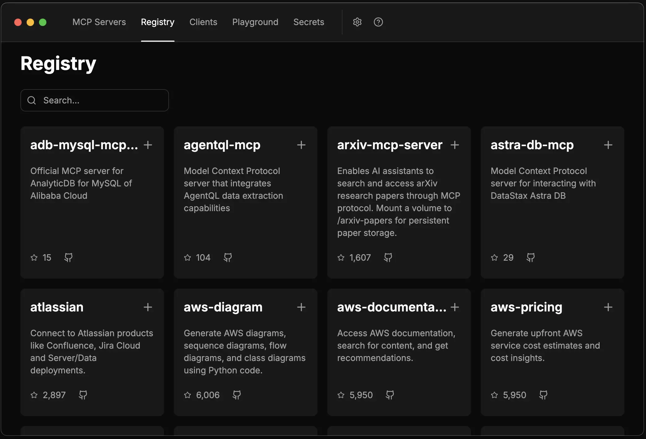 ToolHive Registry Page ToolHive Registry Page
